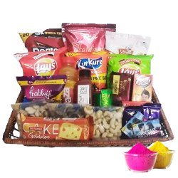 Delicious Assortments Gift Hamper for Holi