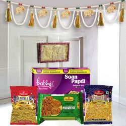 Special Sweets n Snacks Haldirams Treat with Fancy Wall Hanging