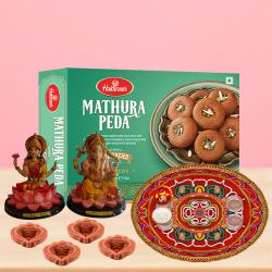 Finest Haldiram Mithai N Diwali Samagri Gift Combo