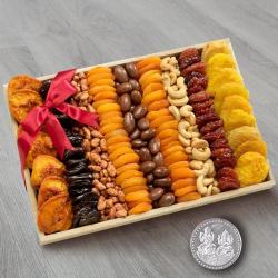 Nutty Combo of Assorted Dry Fruits n Silver Plated Coin