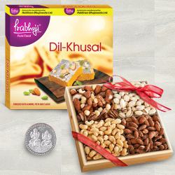 Nutty Salted Dry Fruits with Haldiram Dilkhusal, Free Coin