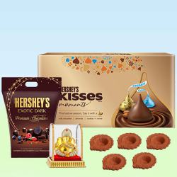 Tasty Hersheys Chocolates with Vighnesh Idol n Free Diya