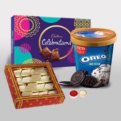 Finest Cadbury Celebration n Kwality Walls Oreo Ice Cream with Sweets