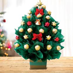 Trendy Xmas Tree Full of Handmade Chocolates to Viluppuram