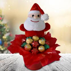 Exquisite Santas Handmade Chocolates Bucket to India
