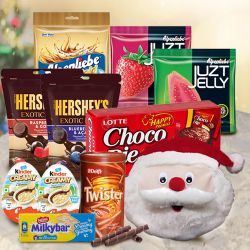Fabulous Festive Greetings Chocolate Gift Basket to Marmagao