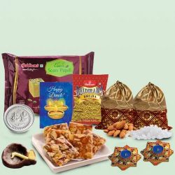 Deepawali Special Sweets n Dry Fruits Gift Box