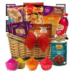 Fun-Filled Haldiram Assortments with Herbal Gulal for Holi Celebrations