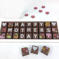 Personalized Gift of Mothers Day Handmade Chocolate to Alwaye