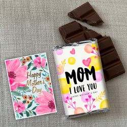 Delicious Nestle Kitkat Personalized Photo Chocolate with Card for Mom