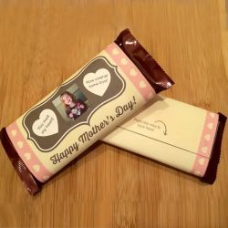 Admirable Personalized Happy Mothers Day Cadbury Temptation Almond Bar to Alwaye