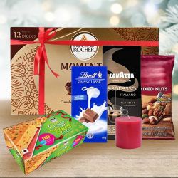 Blissful Christmas Cake N Chocolate Gift Hamper to Punalur