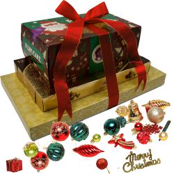 Exquisite X-Mas Chocolate Tower N Decorative Duo to Palai