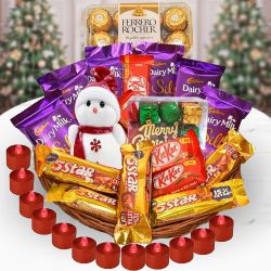 Chocolate-Lovers X-Mas Gift Basket to Balasore