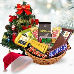 Bountiful Christmas Chocolate Basket to Hariyana