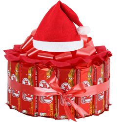 Splendid Kitkat Arrangement for Christmas to Nipani