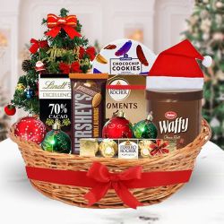 Choco Extravagance Basket for Christmas to Irinjalakuda