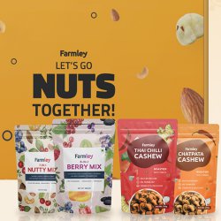 Tempting Farmley Nuts N Berry Mix with Flavored Cashews Gift Pack to Kollam