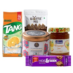 Relaxing Ashwagandha Tea with Snacks Combo Gift