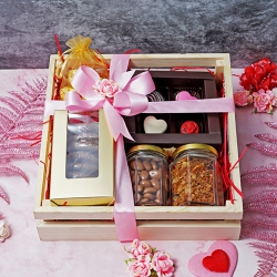 Tasty Chocolates N Cookies Mothers Day Hamper to India