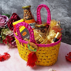 Scrumptios Delights Gift Basket for Mom to Chittaurgarh