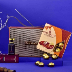 Perfect Trio of Retro Speaker with EDT N Chocolate for Dad