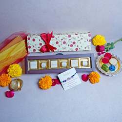 Designer Rakhi N Chocolates Box to India