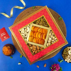 Deluxe Dried Fruit Assortment Gift Box to India