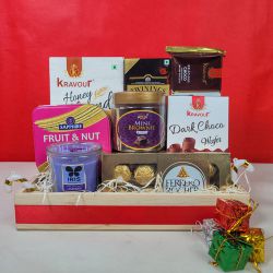 Joyful Tea N Delectable Bites Basket to Dadra and Nagar Haveli