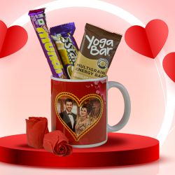 Marvellous Personalized Mug N Chocolates Treat