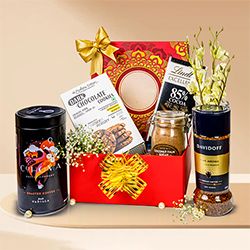 Exquisite Coffee N Chocolate Assortments Hamper to Punalur