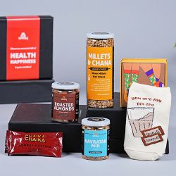 Fathers Day Special Nuts with Tea N Socks Hamper