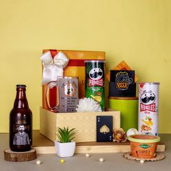 Deluxe Ginger Beer  N  Snacks Gift Set to Lakshadweep