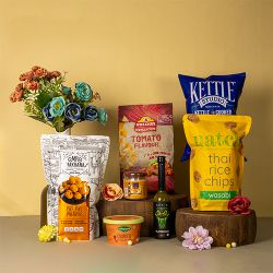 Chip  N  Dip Lovers Delight Hamper to Marmagao