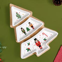 Charming Holiday Snack Serving Set