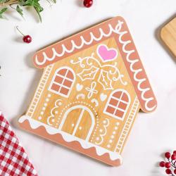 Luxurious Christmas Gingerbread Platter Gift
