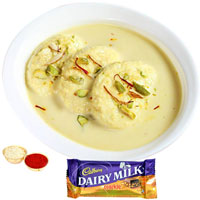 Delectable Cadbury Crackle N Rasmalai