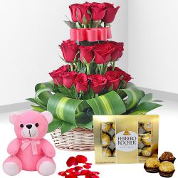 Admirable Roses for 25th Valentines Day Gift