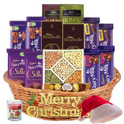 Christmas Special Chocolate n Nuts Basket