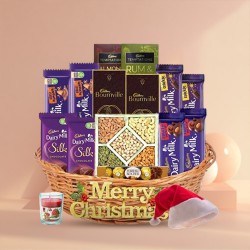 Christmas Special Chocolate n Nuts Basket to Sivaganga