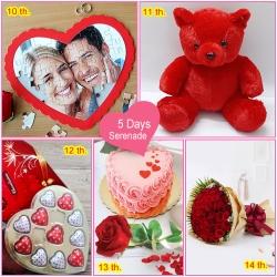Outstanding 5 Days Serenade Gift Combo for Your Valentine