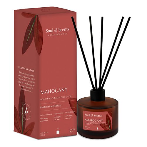 Aromatic Mahogany Essence Reed Diffuser Set to Nipani
