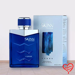Appealing Verge Fragrance for Men by Titan Skinn to Lakshadweep