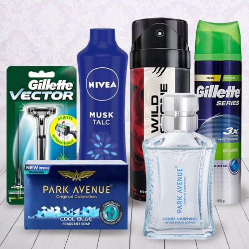 Wonderful Freshen Up Hamper For Men to Nipani