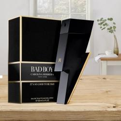 Charming Gift of Carolina Herrera Bad Boy Eau De Toilette for Men to Sivaganga