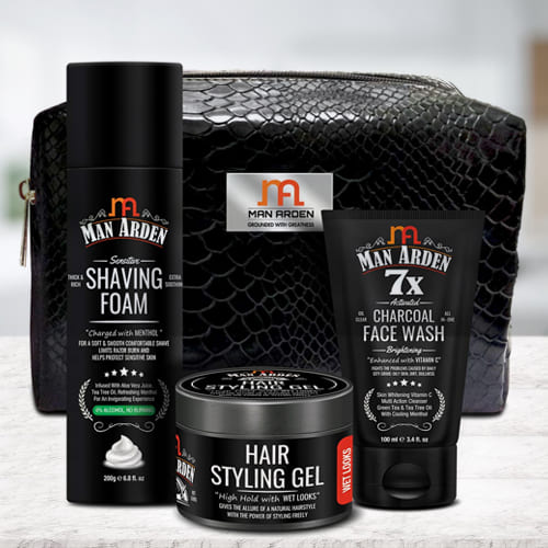 Charming Mens Grooming Kit from Man Arden to Sivaganga