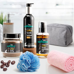 Beauty Special mCaffeine Coffee Body Toning  N  Polishing Kit to Alwaye