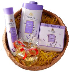 Yardley London English Lavender Set with Homemade Toffee to Uthagamandalam