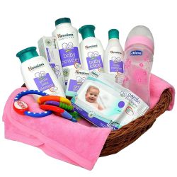 Exclusive Himalaya Baby Pamper Gift Basket to Palai