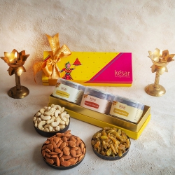 Premium Assorted Dried Fruits Gift Box from Kesar to Kollam